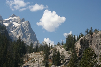 Carte Parc Grand Teton